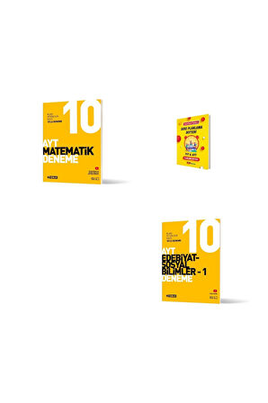 AYT Matematik ve Edebiyat Sosyal Deneme Seti