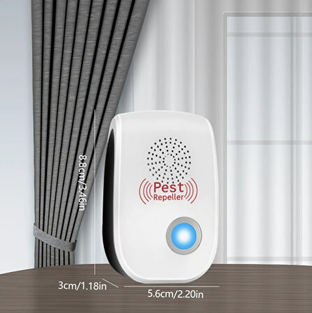 Ultrasonik Haşere Kovucu – Pest Repeller Cihazı 4'lü Paket