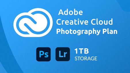 Adobe Creative Cloud Photography Plan 1TB Bulut Depolama Abonelik Anahtarı (3 Ay / 1 PC)