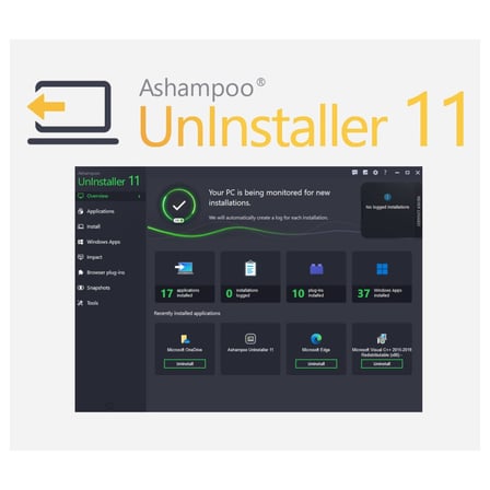 Ashampoo UnInstaller 11 Program Kaldırma Yazılımı Lisans Anahtarı