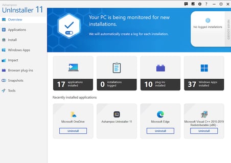 Ashampoo UnInstaller 11 Program Kaldırma Yazılımı Lisans Anahtarı
