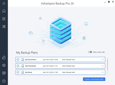Ashampoo Backup Pro 26 Yedekleme Yazılımı Lisans Anahtarı (2 PC)
