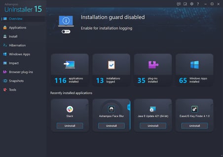 Ashampoo UnInstaller 15 Program Kaldırma Yazılımı Lisans Anahtarı