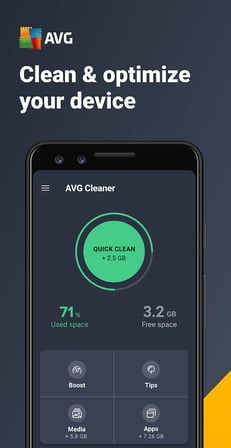 AVG Cleaner Pro Android 1 Yıl 1 Cihaz Lisans Anahtarı (License Key)