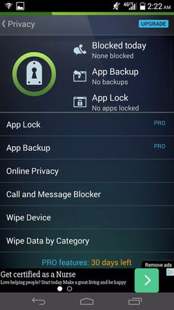 AVG Protection Pro for Android 1 Yıl 1 Cihaz Anahtarı (Activation Key)