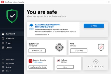 Bitdefender Total Security 2025 1 Yıl / 10 Cihaz Lisans Anahtarı (License Key)