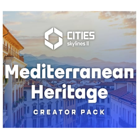 Cities: Skylines II Mediterranean Heritage Creator Pack DLC Dijital Kodu (CD Key)