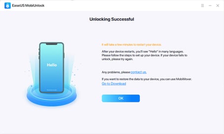 EaseUS MobiUnlock iPhone Kilit Açma Yazılımı Lisans Anahtarı