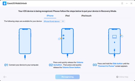 EaseUS MobiUnlock iPhone Kilit Açma Yazılımı Lisans Anahtarı