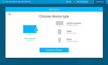 F-Secure SAFE 3 Yıl 1 Cihaz Dijital Lisans Anahtarı (License Key)