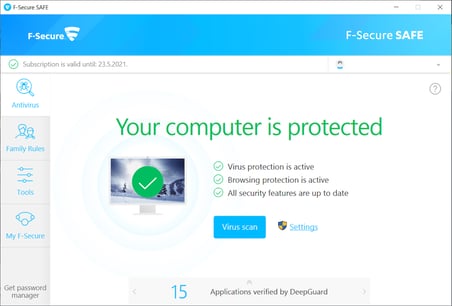F-Secure SAFE 3 Yıl 1 Cihaz Dijital Lisans Anahtarı (License Key)