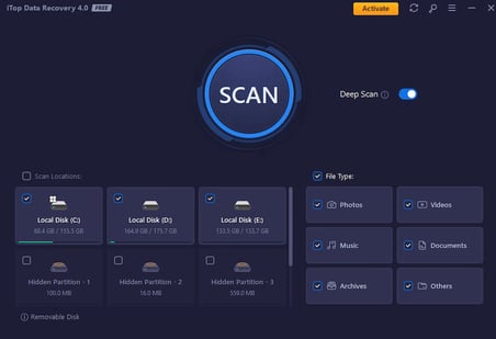 iTop Data Recovery 5 Veri Kurtarma Yazılımı Lisans Anahtarı
