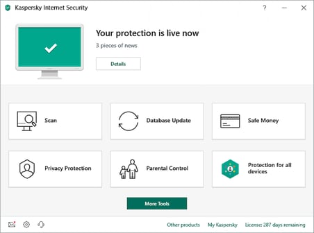 Kaspersky Internet Security 2021 6 Ay 1 Cihaz Dijital Lisans Anahtarı (License Key)