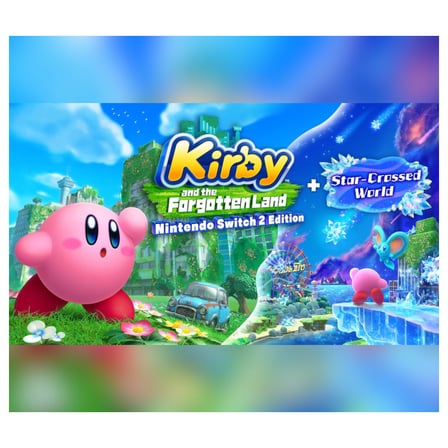 Kirby and the Forgotten Land + Star-Crossed World Switch 2 Kodu