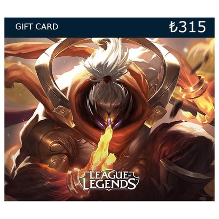 League of Legends 315 TL Ön Ödemeli Kart (Prepaid Card)