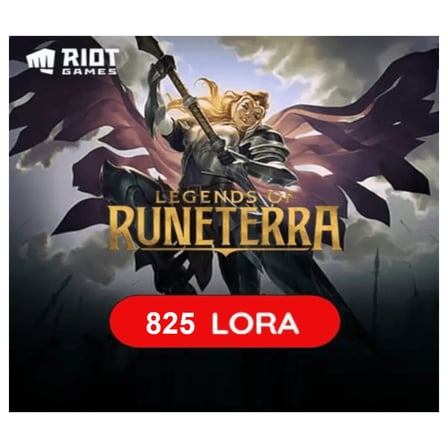 Legends of Runeterra 825 LoRa Dijital Hediye Kartı (Gift Card)