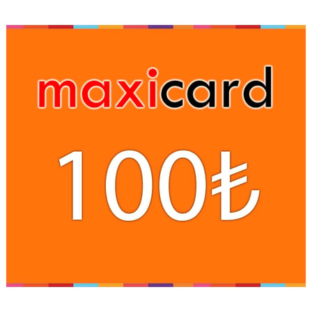 MaxiCard 100 TL E-Pin Bakiye Kodu (Wallet Card) TR