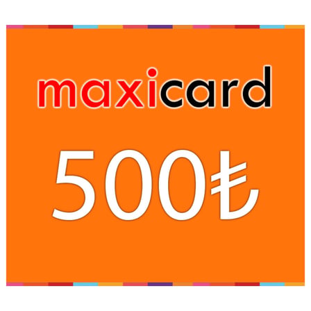 MaxiCard 500 TL Oyun İçi Bakiye Kodu (E-Pin Code)