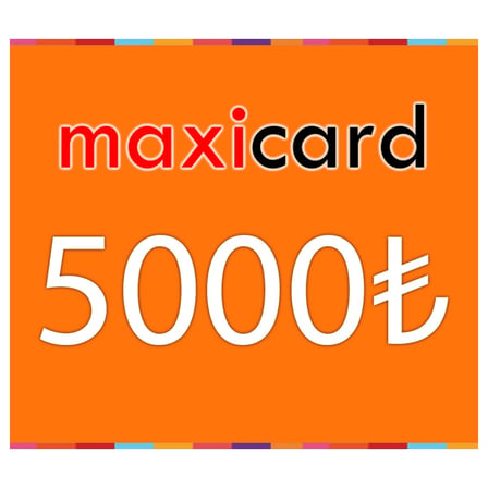 MaxiCard 5000 TL Oyun İçi Bakiye Kodu (Wallet Card)
