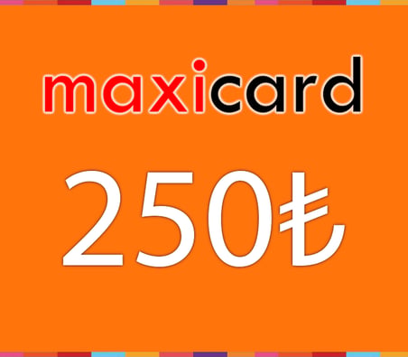 MaxiCard 250 TL Oyun İçi Bakiye Kodu (Wallet Card)