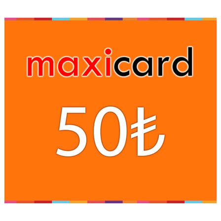 MaxiCard Oyun İçi 50 TL Bakiye Kodu (Wallet Card)