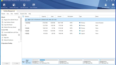 MiniTool Partition Wizard Pro Yıllık Abonelik Anahtarı (1 Yıl / 1 Cihaz)