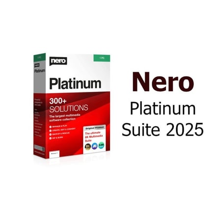 Nero Platinum 2025 Suite SE Multimedya Yazılımı Lisans Anahtarı (1 Yıl / 1 PC)