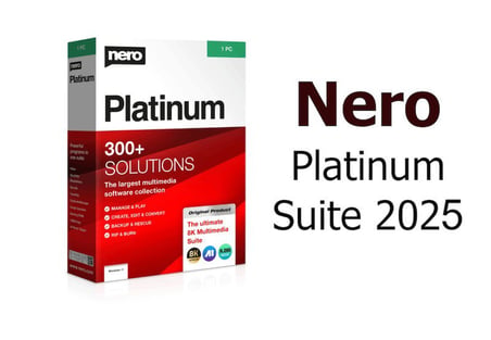 Nero Platinum 2025 Suite SE Multimedya Yazılımı Lisans Anahtarı (1 Yıl / 1 PC)