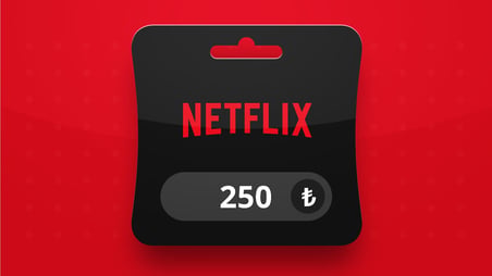 Netflix 250 TL Bakiye Hediye Kartı (Gift Card) TR