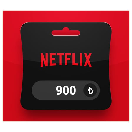 Netflix 900 TL Dijital Hediye Kartı (Gift Card)