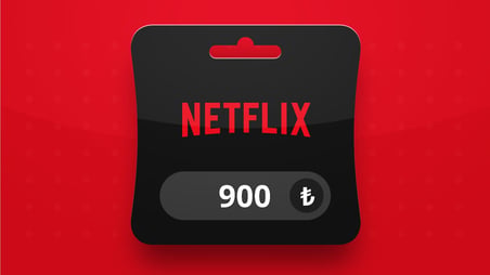 Netflix 900 TL Dijital Hediye Kartı (Gift Card)