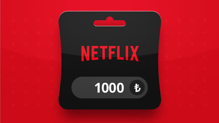 Netflix 1000 TL Bakiye Hediye Kartı (Gift Card)