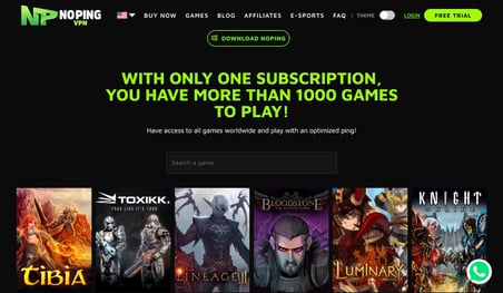 NoPing Advanced 30 Günlük Abonelik Anahtarı (Oyun Ping Düşürücü)