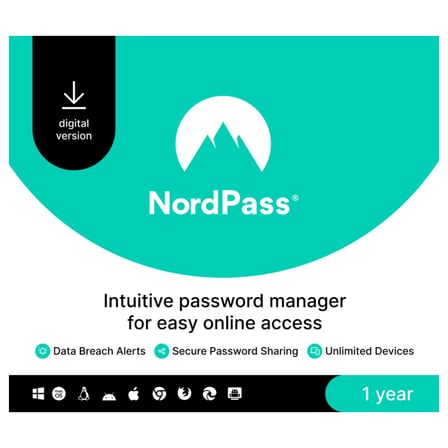 NordPass Premium Global 1 Yıl Sınırsız Cihaz Dijital Lisans Anahtarı (License Key)