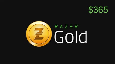 Razer Gold 365 USD Global Ön Ödemeli Dijital Kod (Prepaid Code)