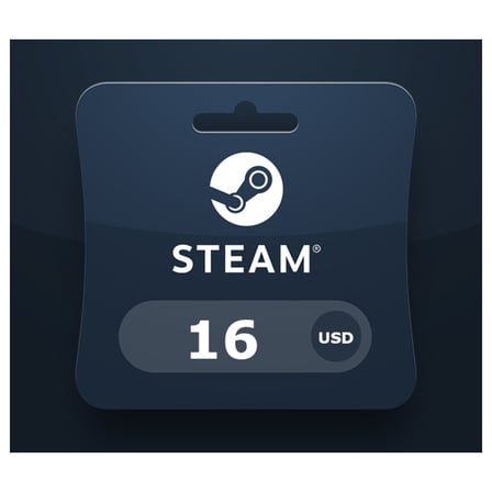 Steam 16 USD Hediye Kartı (Gift Card) - Türkiye Aktivasyon Kodu
