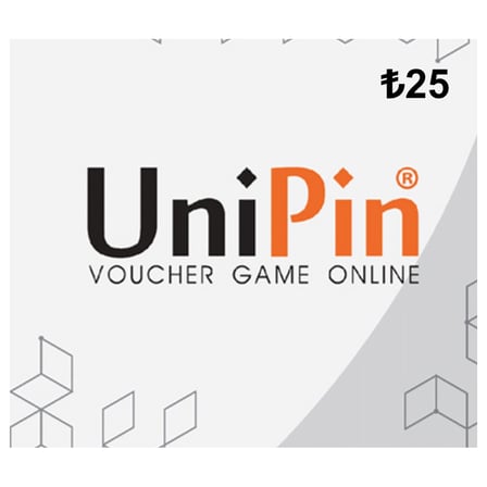 UniPin 25 TL Oyun Kredisi Kupon Kodu (Voucher)