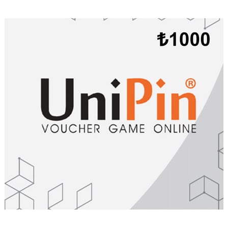 UniPin 1000 TL Mobil Oyun Kredisi Kodu (Voucher)