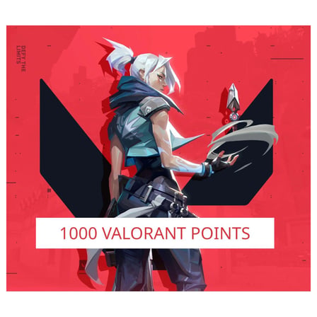 VALORANT 1000 Valorant Points Hediye Kartı (Gift Card)