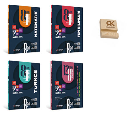 Motivasyon LGS 8. Sınıf Matematik Fen Bilimleri Türkçe ve İnkılap Tarihi 4lü Deneme Seti