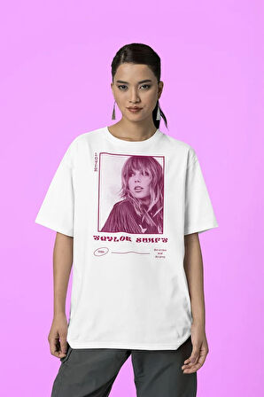 Lover Taylor Swift Özel Dizayn Unisex Tişört, Oversize Şarkıcı Tişört