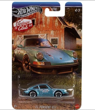 Hot Wheels '71 Porsche 911 (1/64) Vintage Club 4/5