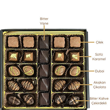 Gurme Serisi Spesiyal Çikolata Kutusu 25’li