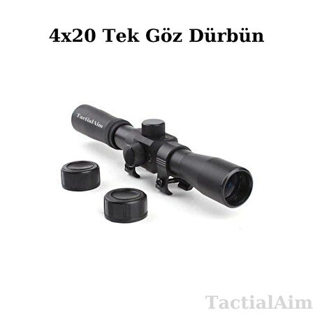 TacticalAim 4x20 Silah Dürbünü - Dayanıklı ve Yüksek Performanslı Dürbün