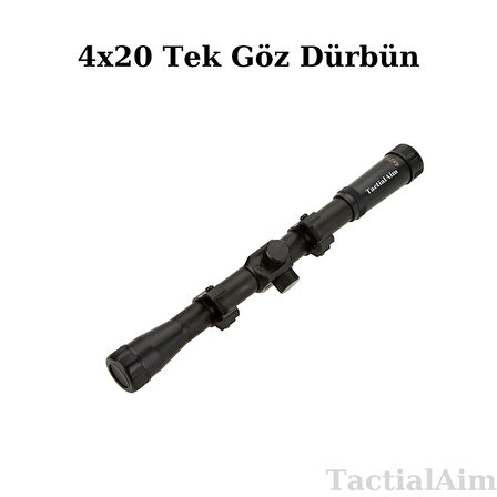 TacticalAim 4x20 Silah Dürbünü - Dayanıklı ve Yüksek Performanslı Dürbün