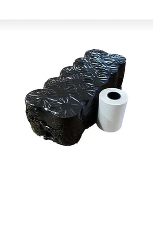 Termal Pos Yazar Kasa Rulosu - Pos Kağıdı - Beyaz - 56 mm x 13 Metre - 10 Adetlik 5 Paket