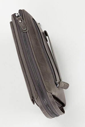 %100 Hakiki Deri Özel Tasarım El Çantası Portföy Traş Çantası