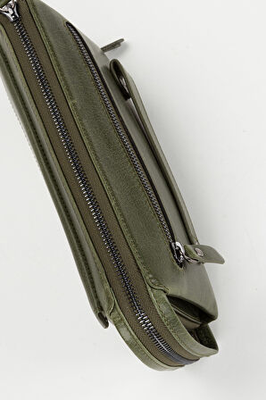 %100 Hakiki Deri Özel Tasarım El Çantası Portföy Traş Çantası