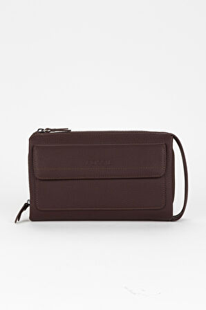 %100 Hakiki Deri Özel Tasarım El Çantası Portföy Traş Çantası