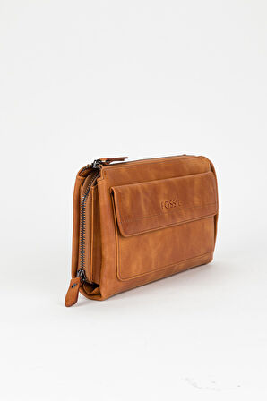 %100 Hakiki Deri Özel Tasarım El Çantası Portföy Traş Çantası